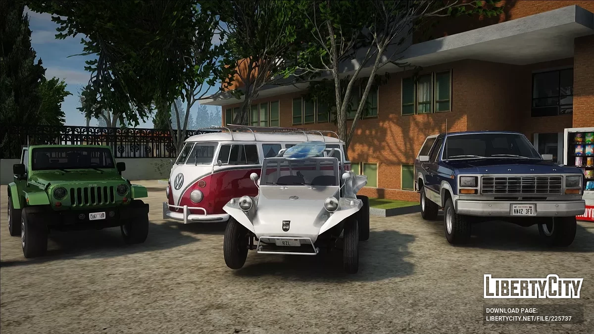 Новый реалистичный HD пакет автомобилей / GTA San Andreas
