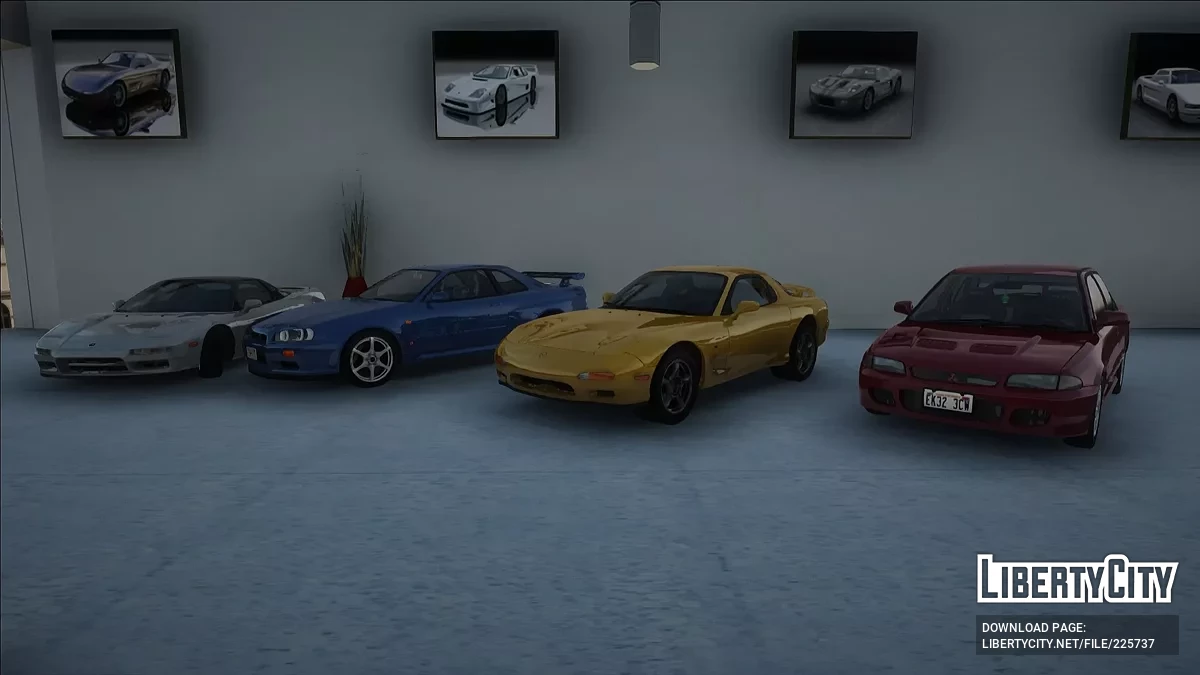 Новый реалистичный HD пакет автомобилей / GTA San Andreas