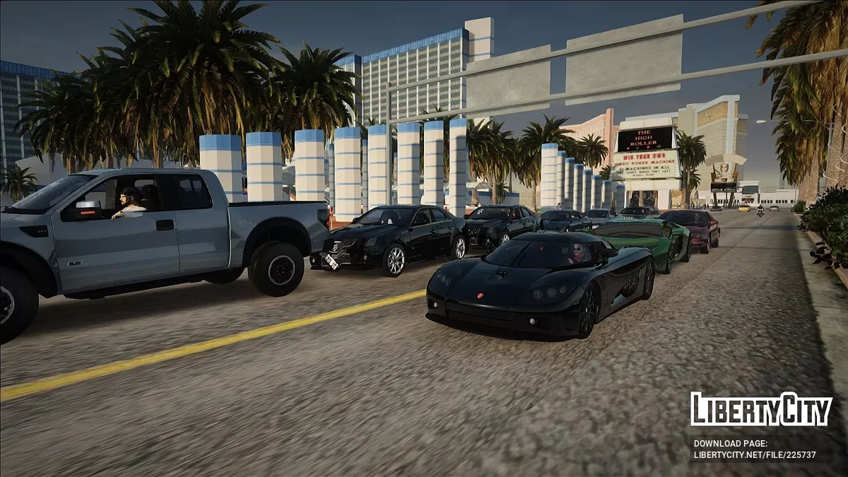 Новый реалистичный HD пакет автомобилей / GTA San Andreas