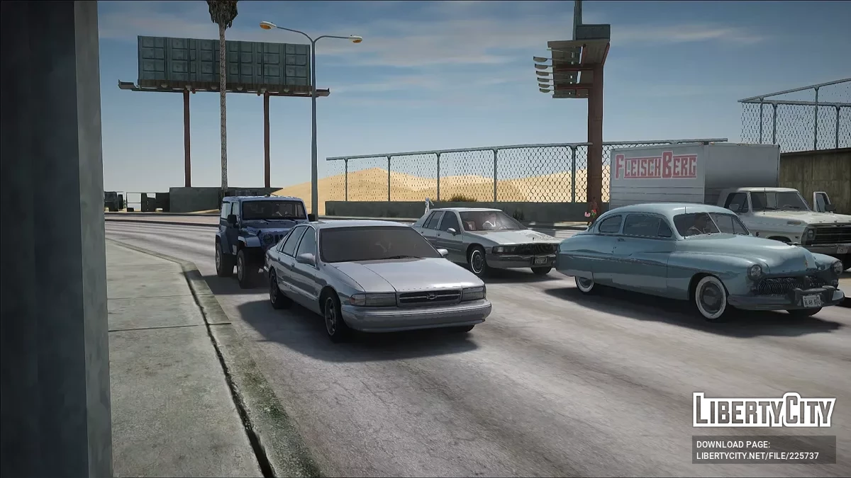 Новый реалистичный HD пакет автомобилей / GTA San Andreas