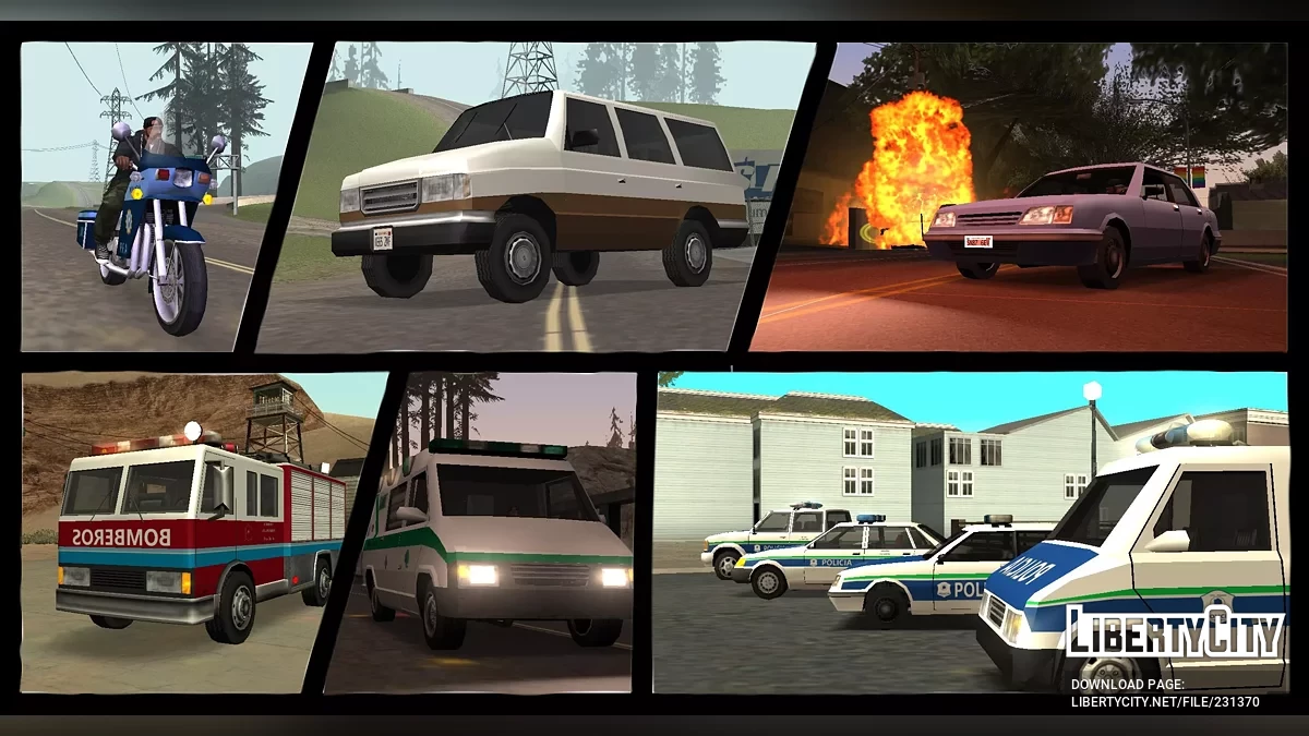 Аргентинский сборник модов (Часть 2, Lowpoly + IVF) / GTA San Andreas