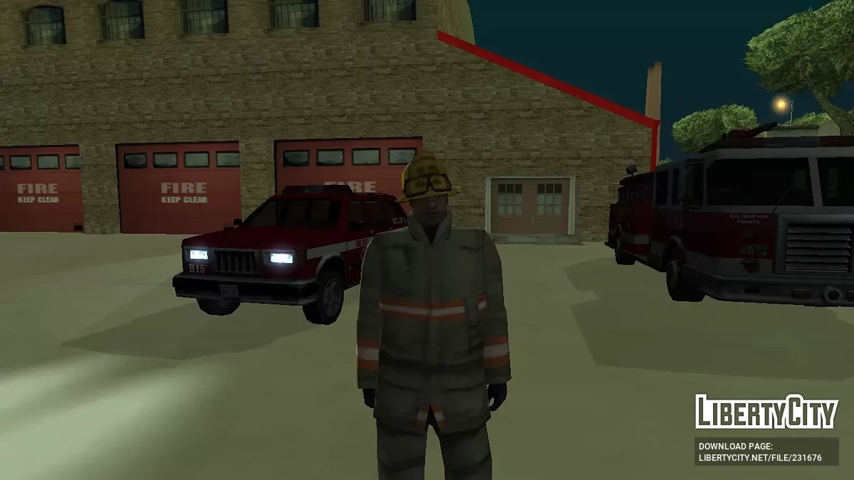 FDSA - Пак автомобилей пожарной службы / GTA San Andreas