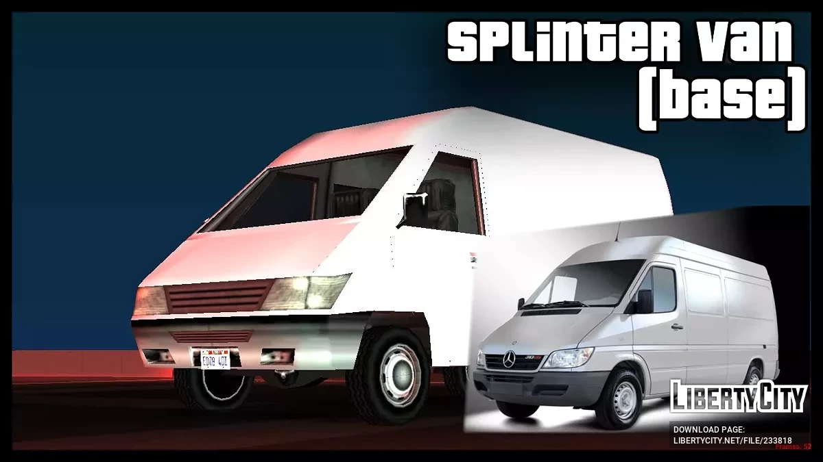 Сборник транспорта Benefactor Splinter '01 (SA Style, IVF) / GTA San Andreas