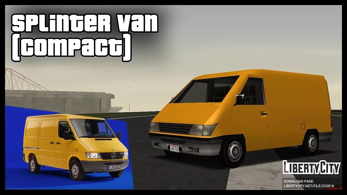 Сборник транспорта Benefactor Splinter '01 (SA Style, IVF) / GTA San Andreas