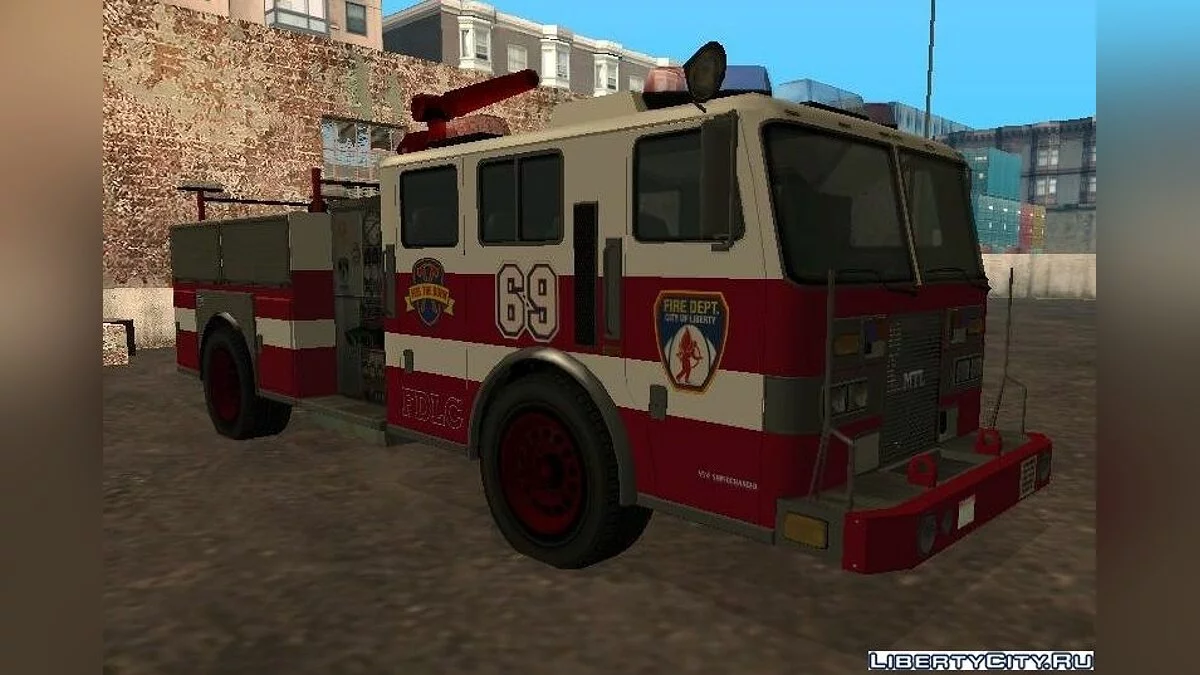 Пожарка из GTA IV / GTA San Andreas