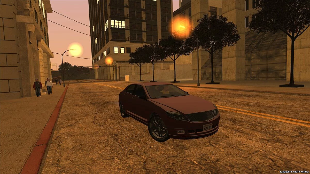 GTA V Benefactor Schafter / GTA San Andreas
