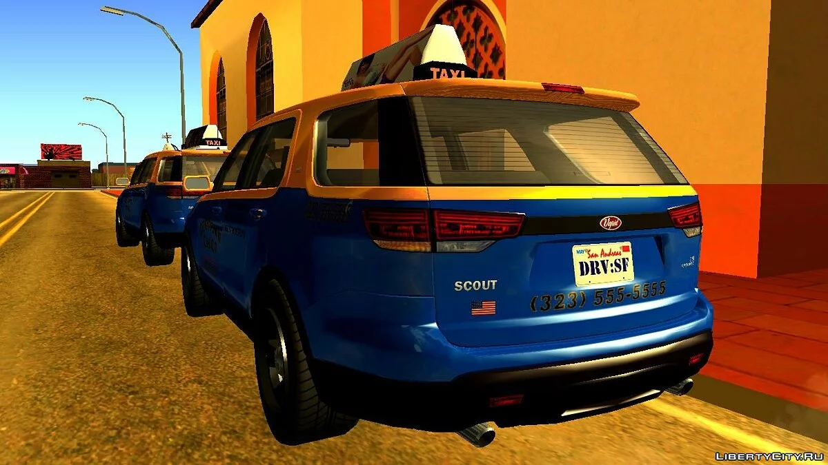 Vapid Scout Taxi из GTA 5 / GTA San Andreas