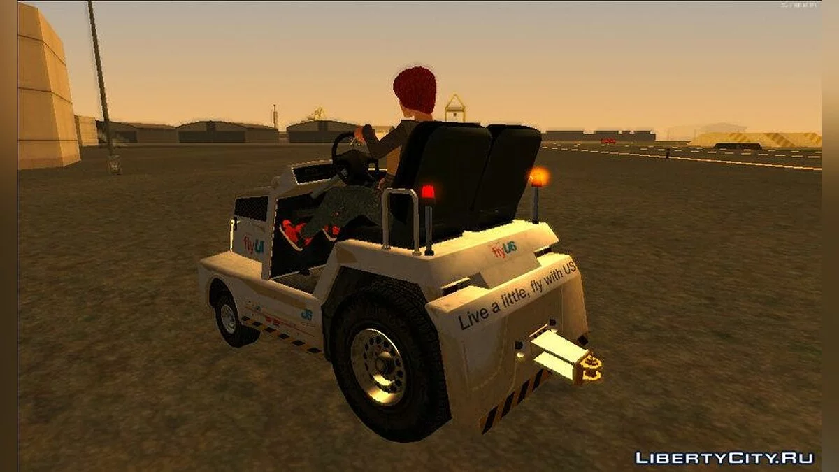 Аэродромный тягач из GTA 5 / GTA San Andreas