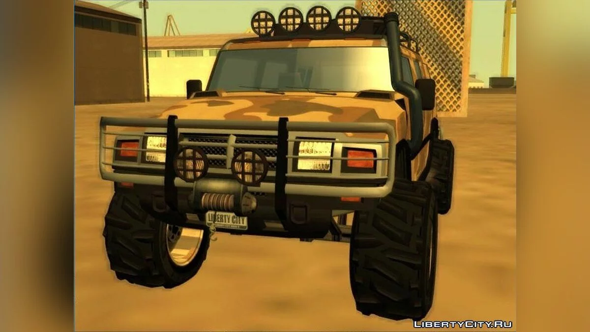 Patriot в камуфляжной раскраске из GTA 5 / GTA San Andreas