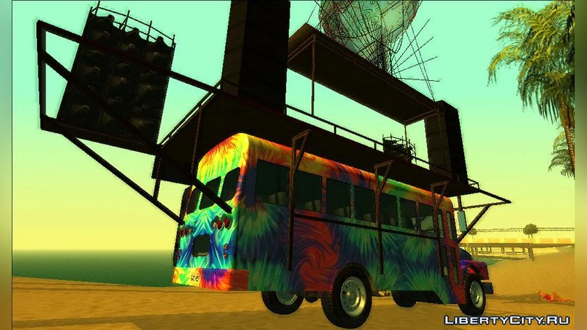 GTA 5 Vapid Festival Bus / GTA San Andreas
