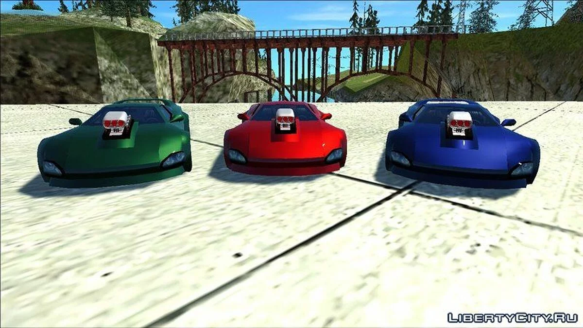 Кастомный Infernus из GTA 3 / GTA San Andreas