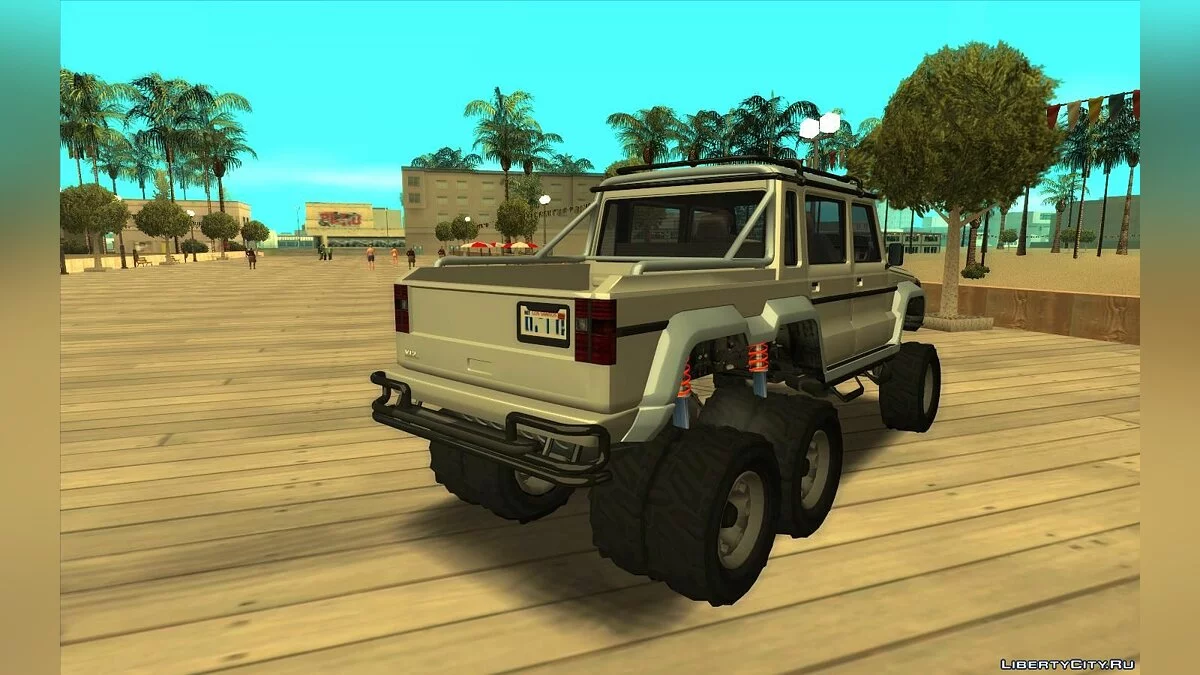 GTA 5 Benefactor Dubsta 6x6 [Only vehfuncs] / GTA San Andreas