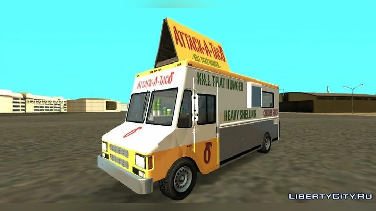 GTA 5 Brute Food Van [VehFuncs] / GTA San Andreas