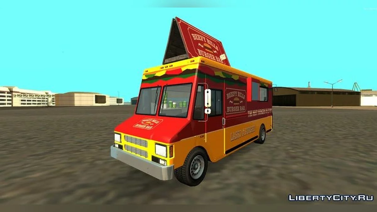 GTA 5 Brute Food Van [VehFuncs] / GTA San Andreas