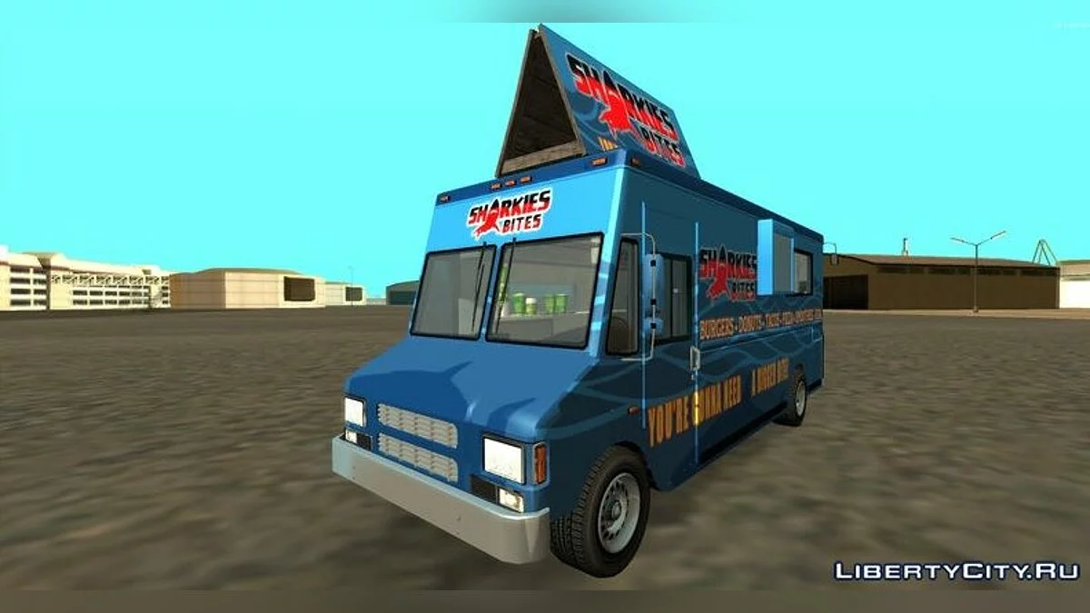 GTA 5 Brute Food Van [VehFuncs] / GTA San Andreas