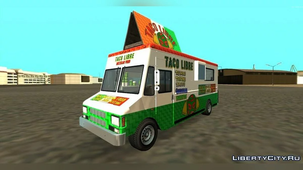 GTA 5 Brute Food Van [VehFuncs] / GTA San Andreas
