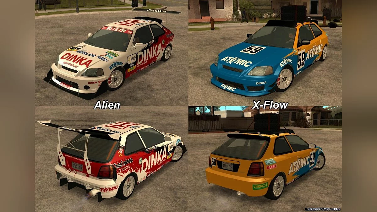 GTA V Dinka Blista Kanjo [Tunable] / GTA San Andreas