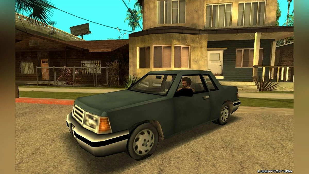 Манана из GTA 3 с трупом в багажнике / GTA San Andreas