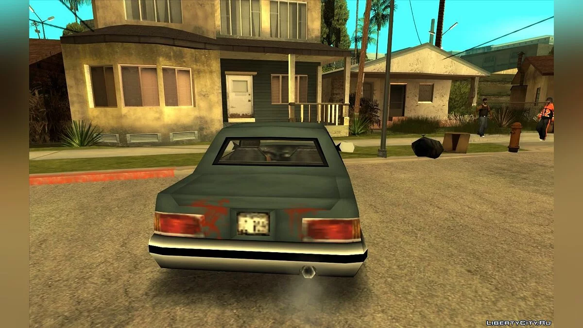 Манана из GTA 3 с трупом в багажнике / GTA San Andreas