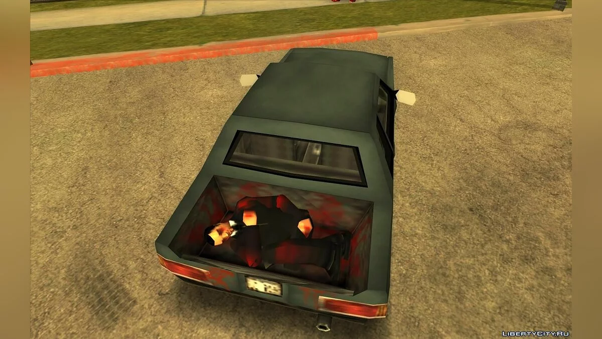 Манана из GTA 3 с трупом в багажнике / GTA San Andreas