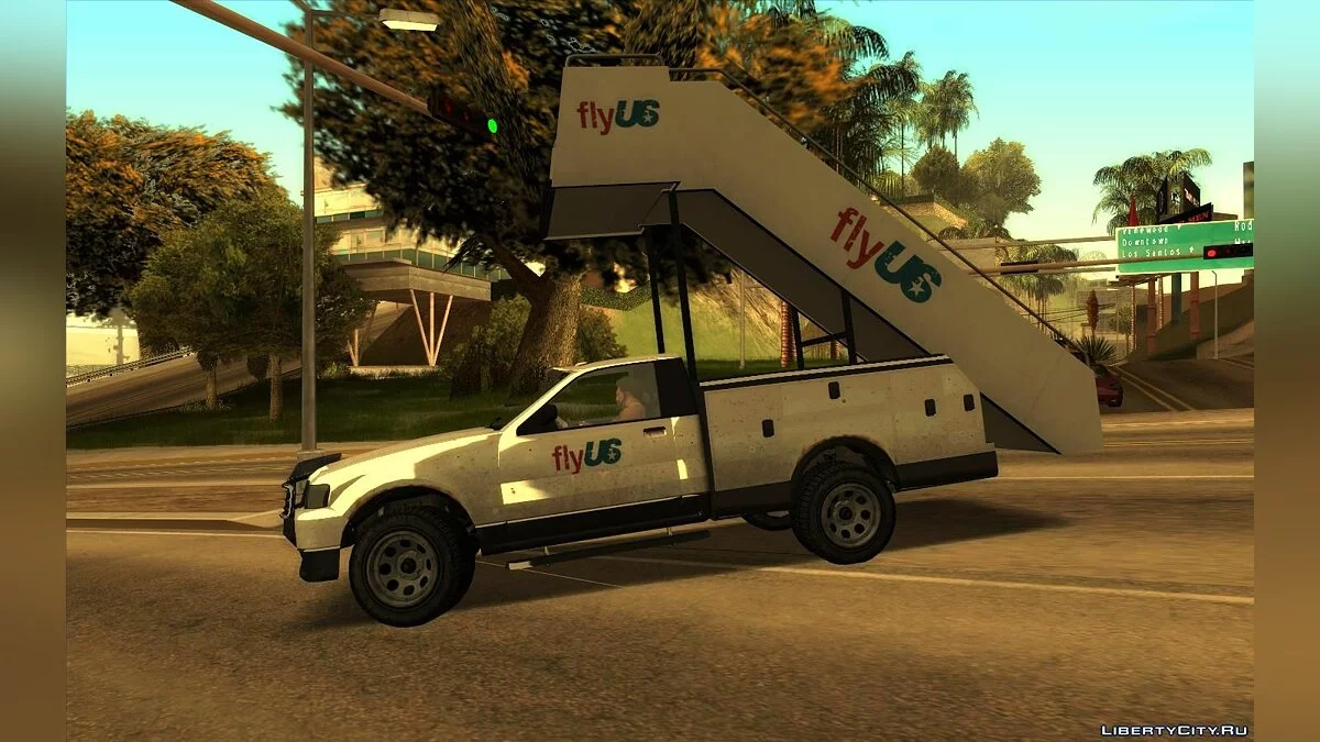 GTA 5 Vapid Utility Airport Stairs / GTA San Andreas