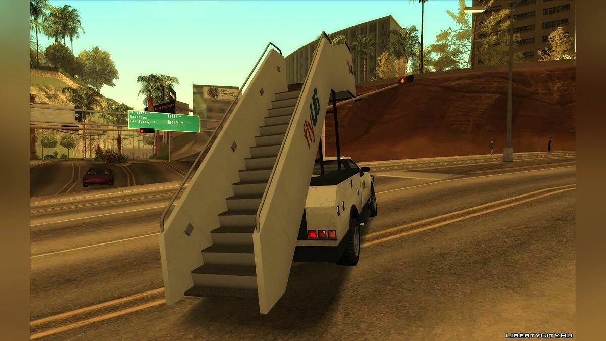 GTA 5 Vapid Utility Airport Stairs / GTA San Andreas