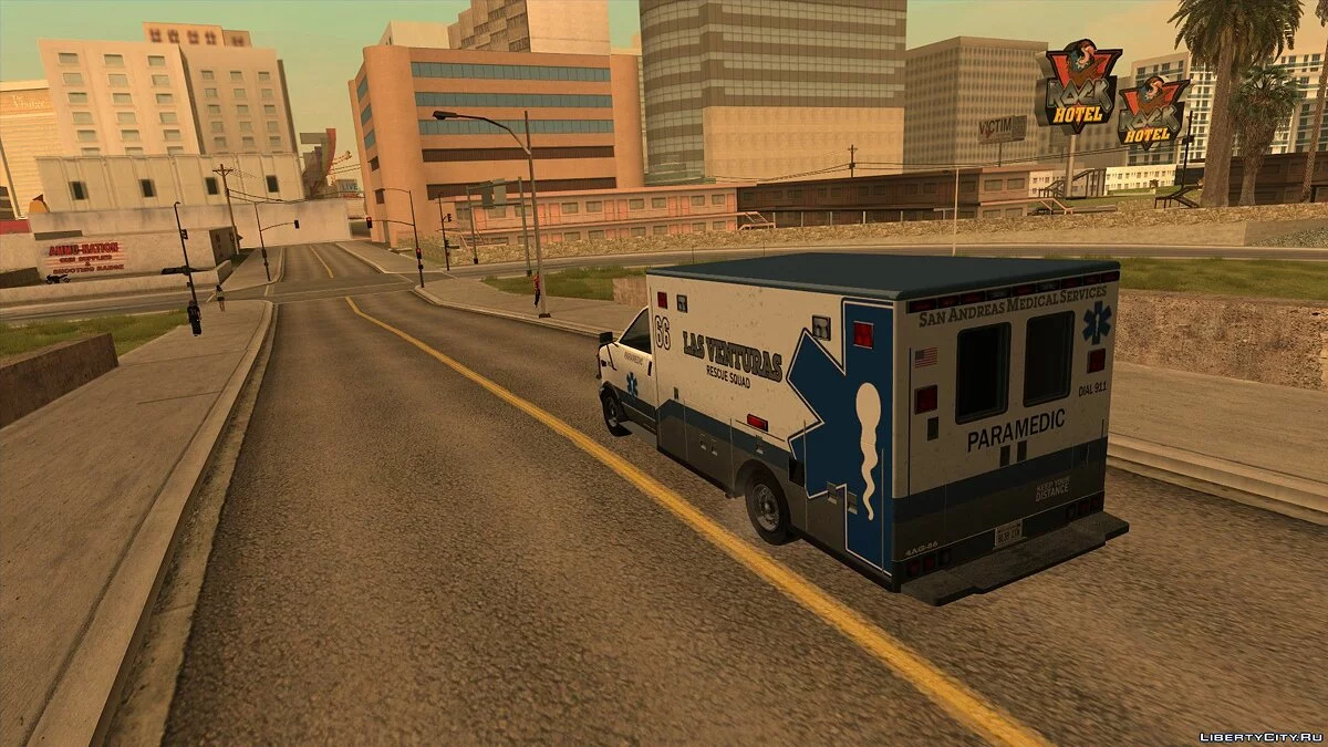 Brute Ambulance из GTA 5 / GTA San Andreas