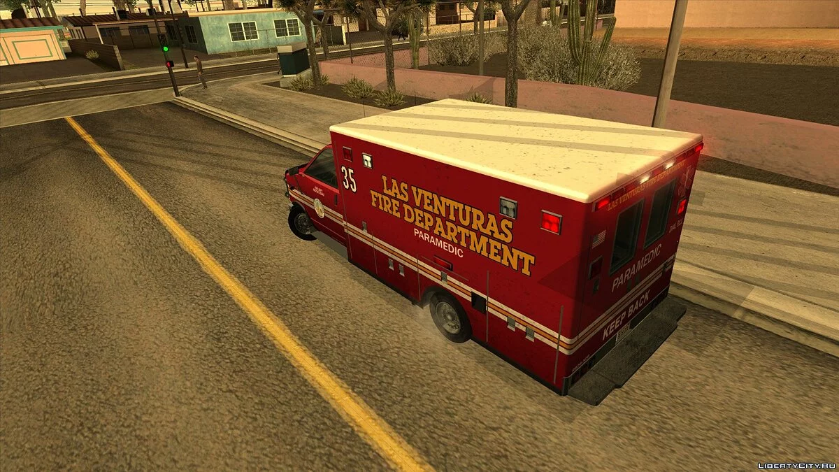 Brute Ambulance из GTA 5 / GTA San Andreas