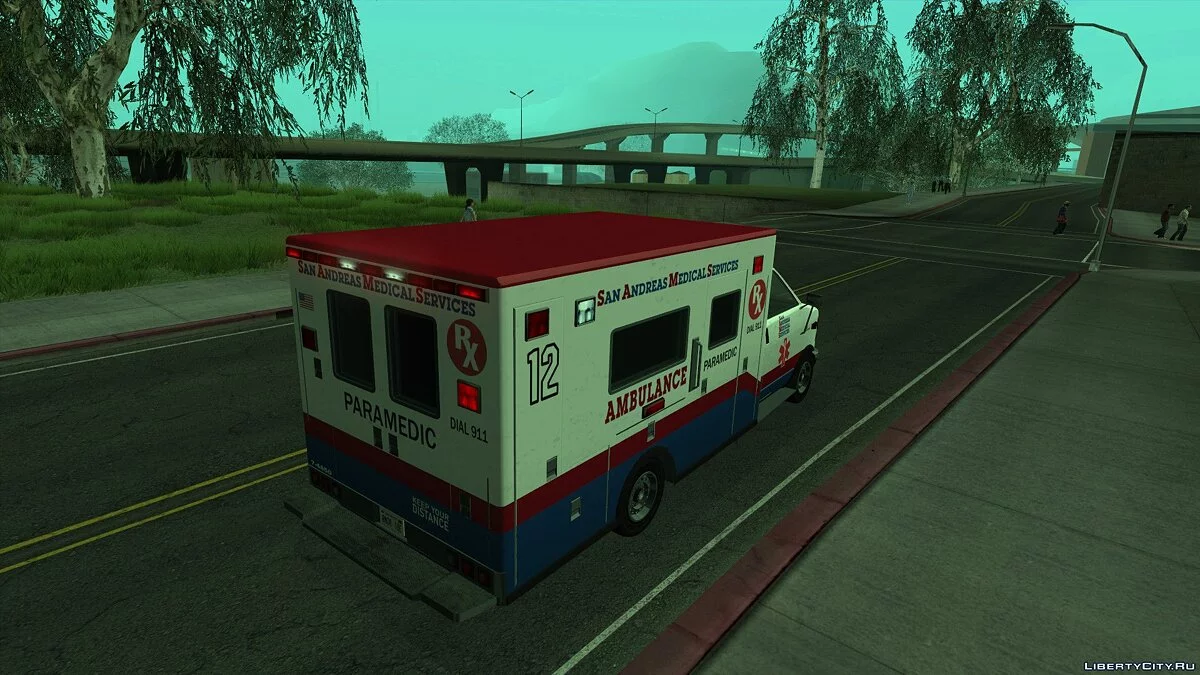 Brute Ambulance из GTA 5 / GTA San Andreas