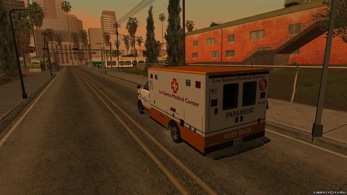 Brute Ambulance из GTA 5 / GTA San Andreas