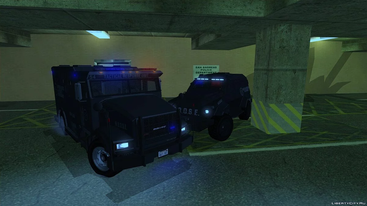 GTA 5 Brute Stockade / GTA San Andreas