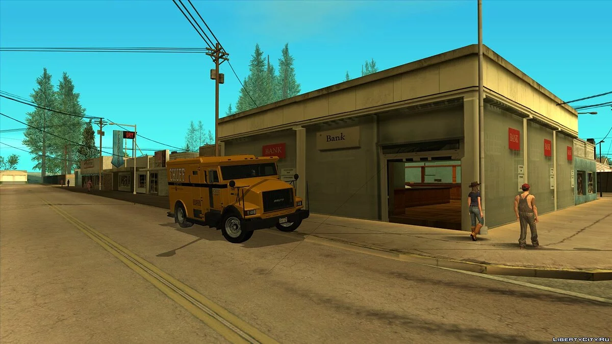 GTA 5 Brute Stockade / GTA San Andreas