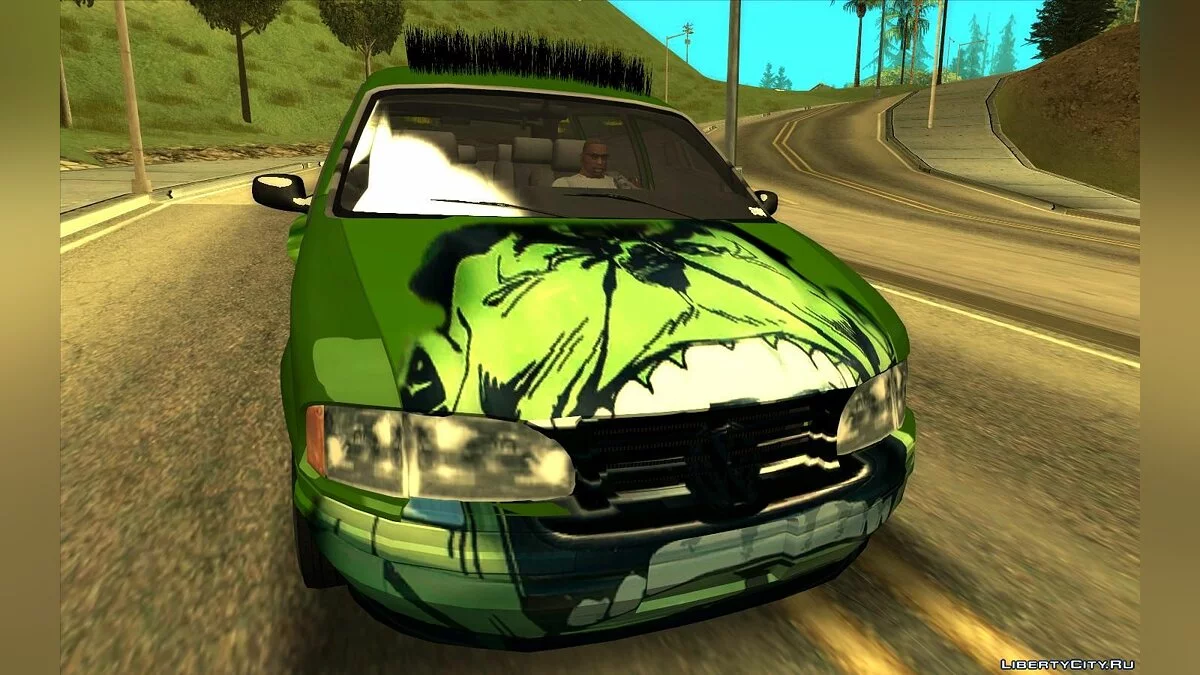 Блиста в стиле Халка / GTA San Andreas