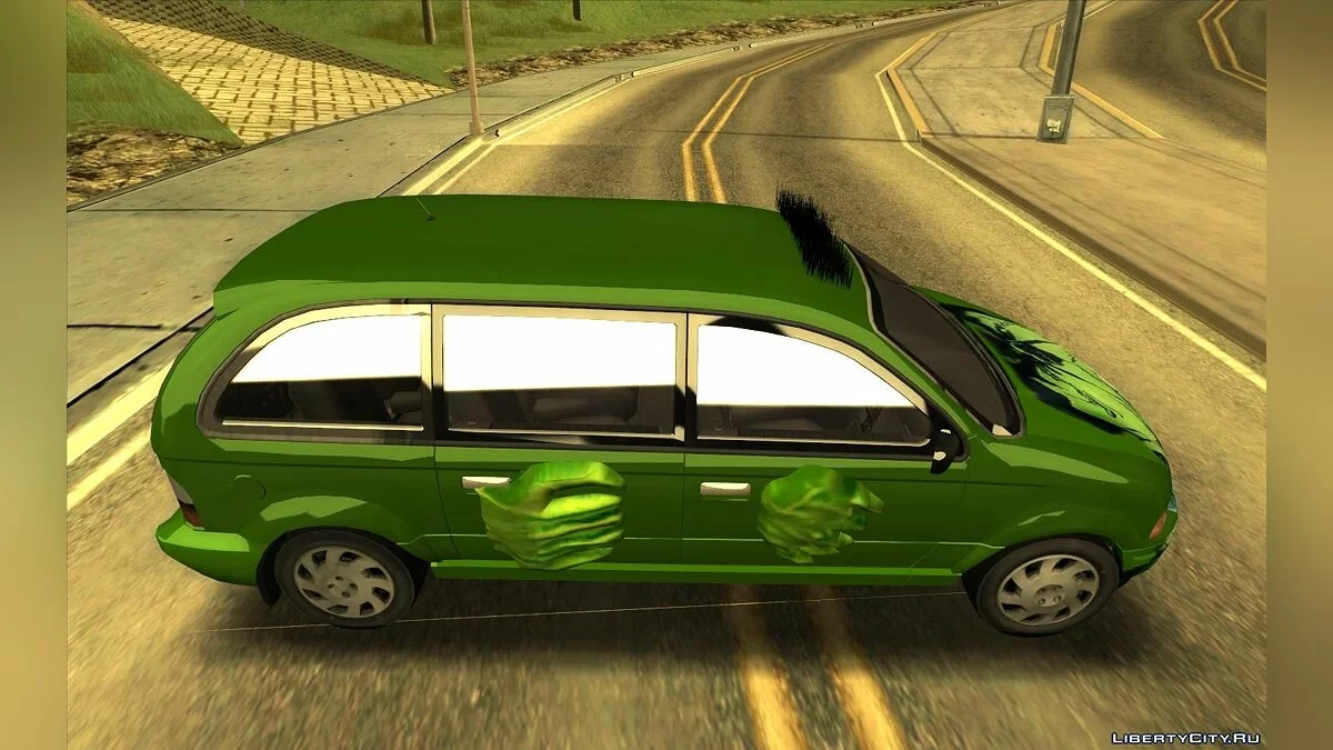 Блиста в стиле Халка / GTA San Andreas
