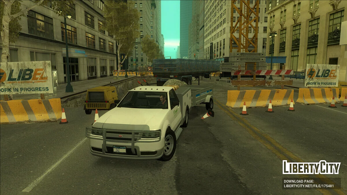GTA 5 Vapid Utility Truck / GTA San Andreas