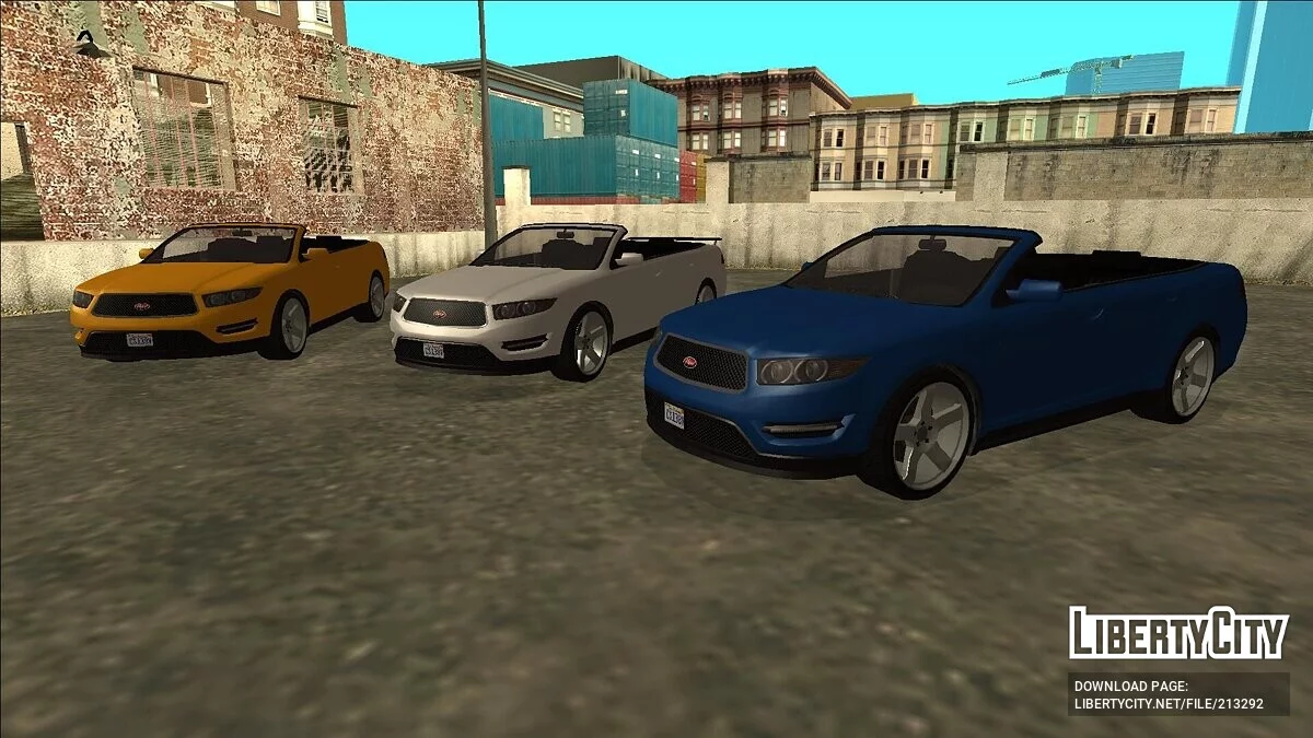 GTA 5 Vapid Interceptor Convertible / GTA San Andreas