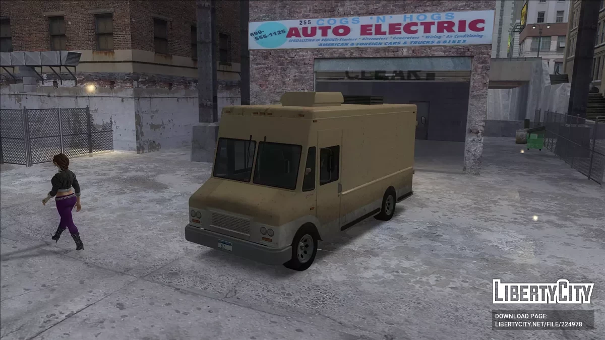 Brute Boxville из GTA 4 / GTA San Andreas