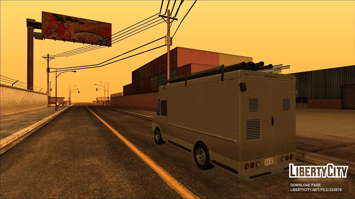 Brute Boxville из GTA 4 / GTA San Andreas