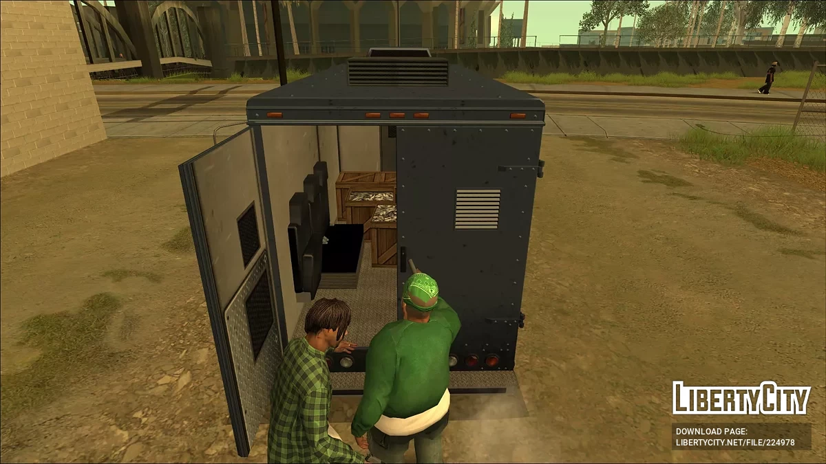 Brute Boxville из GTA 4 / GTA San Andreas