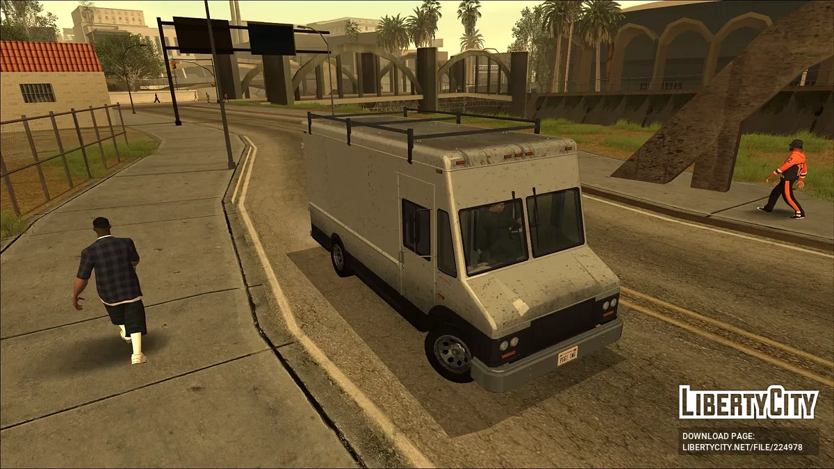 Brute Boxville из GTA 4 / GTA San Andreas