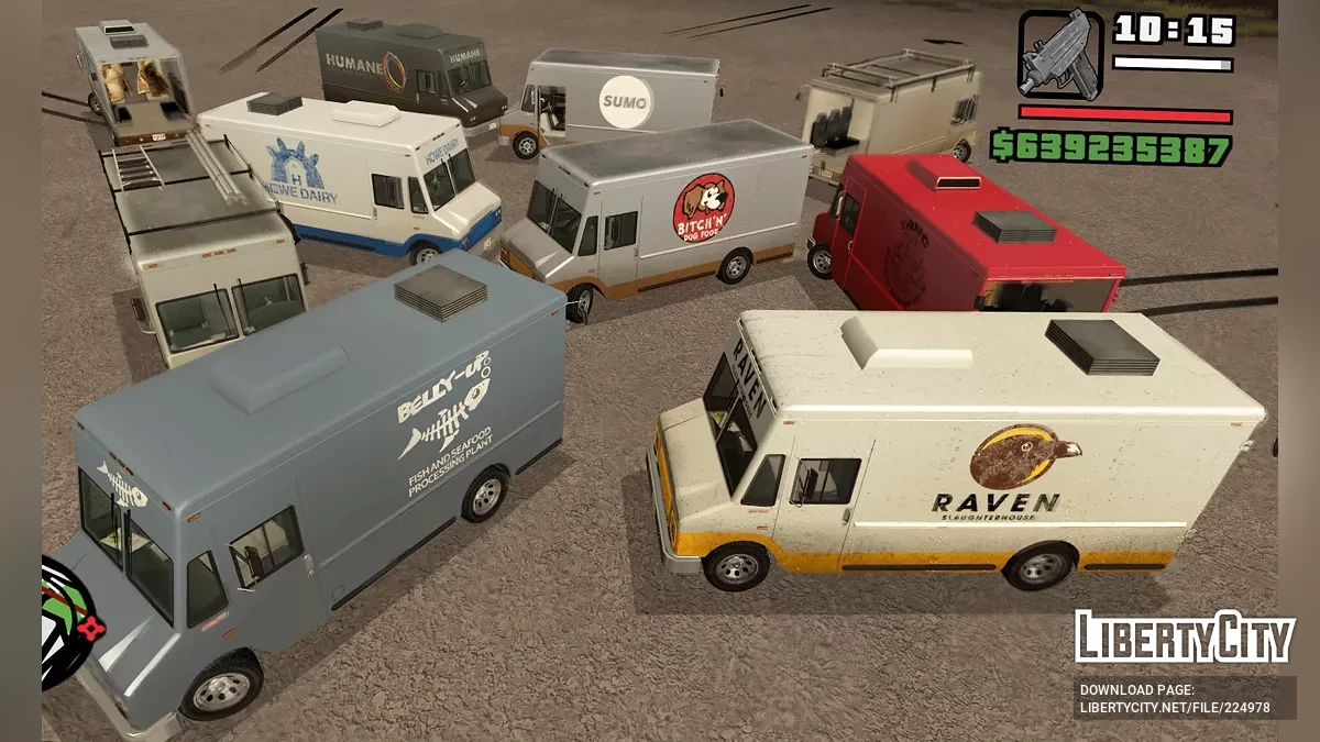 Brute Boxville из GTA 4 / GTA San Andreas