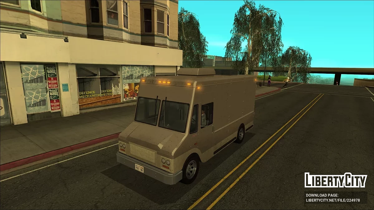 Brute Boxville из GTA 4 / GTA San Andreas