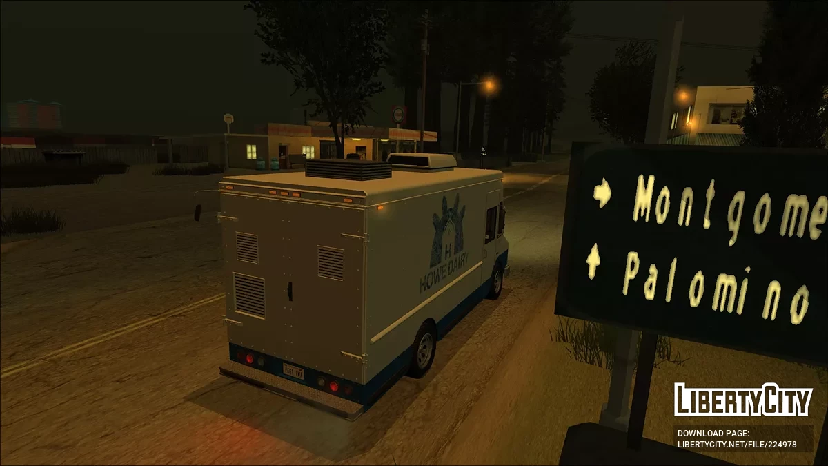 Brute Boxville из GTA 4 / GTA San Andreas