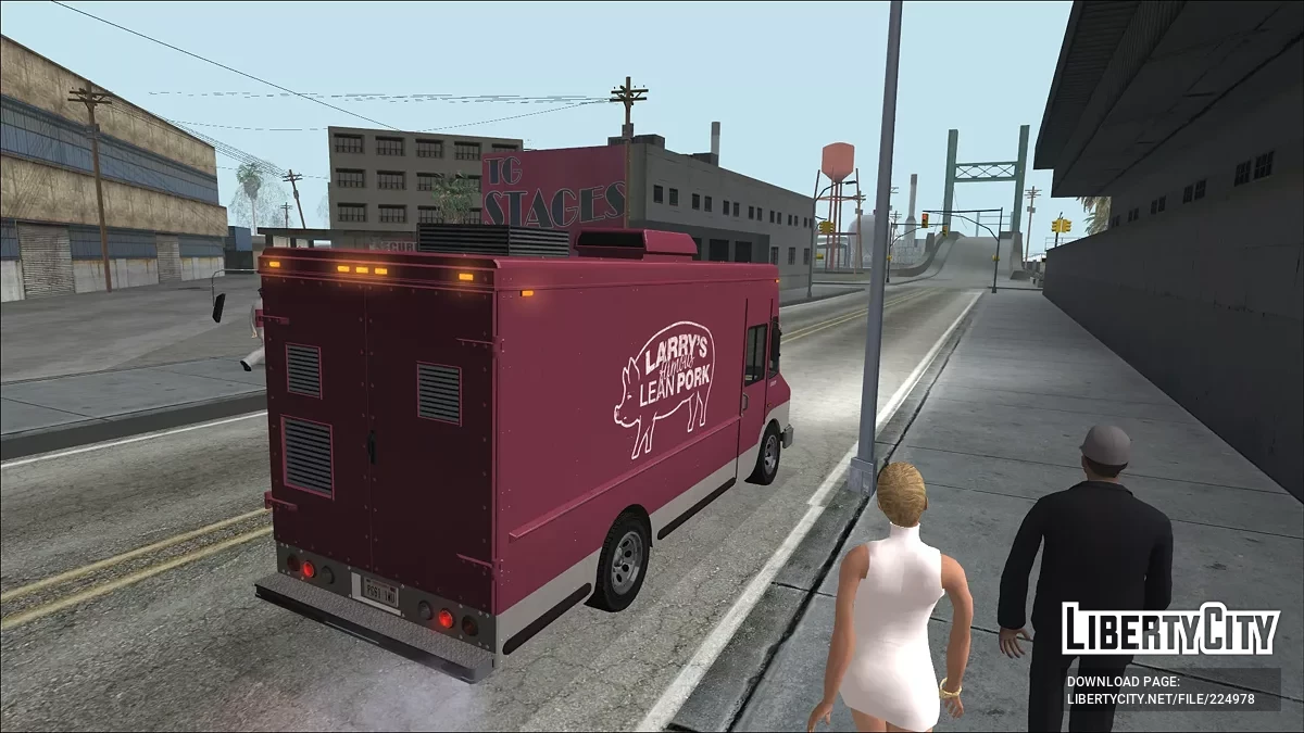 Brute Boxville из GTA 4 / GTA San Andreas