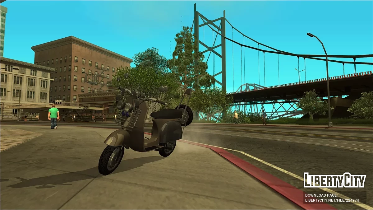 Pegassi Faggio из GTA 5 / GTA San Andreas