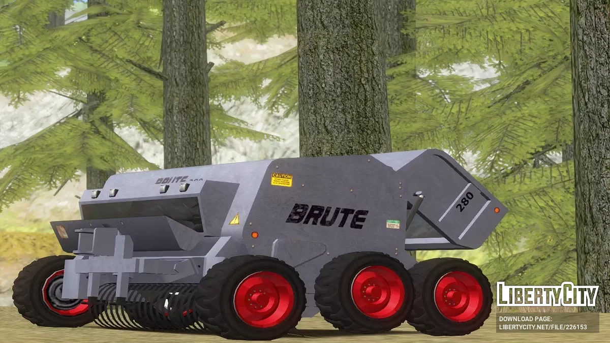 Brute Farm Trailer [Vehfuncs] / GTA San Andreas