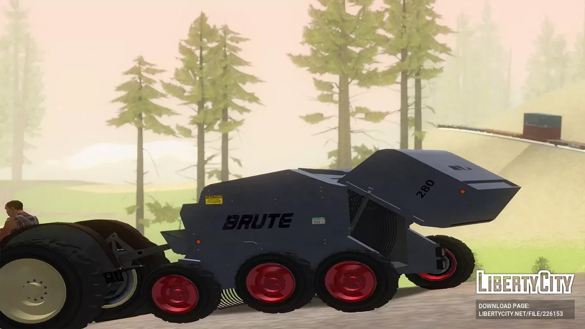 Brute Farm Trailer [Vehfuncs] / GTA San Andreas