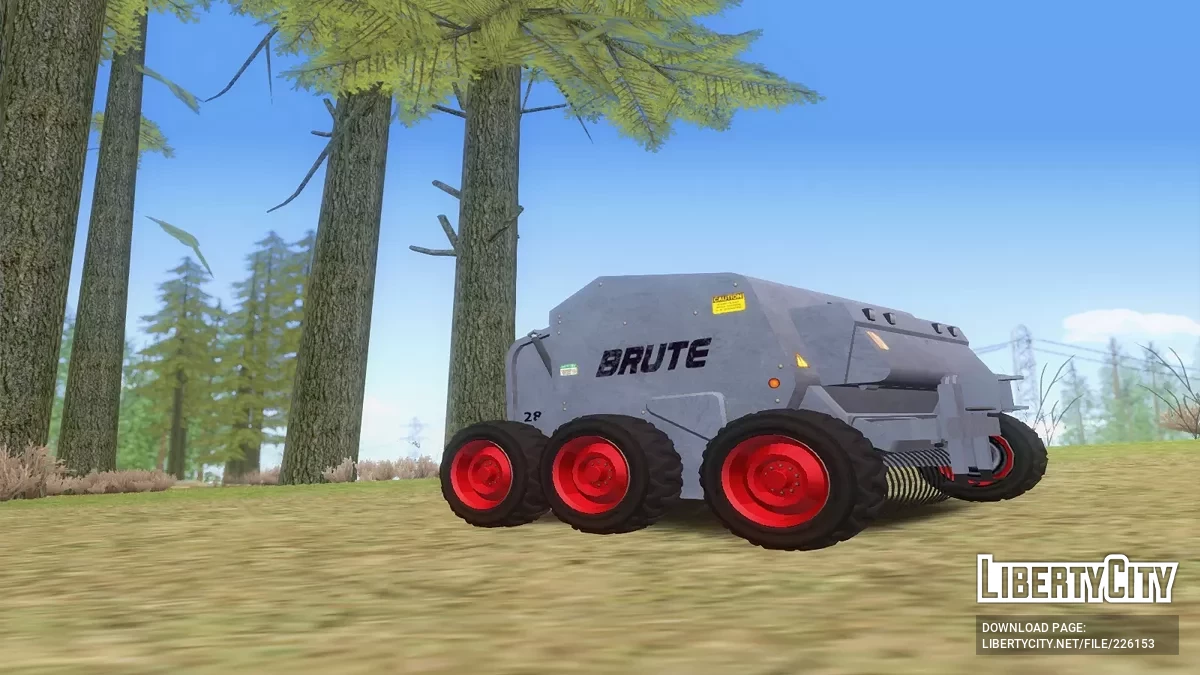 Brute Farm Trailer [Vehfuncs] / GTA San Andreas
