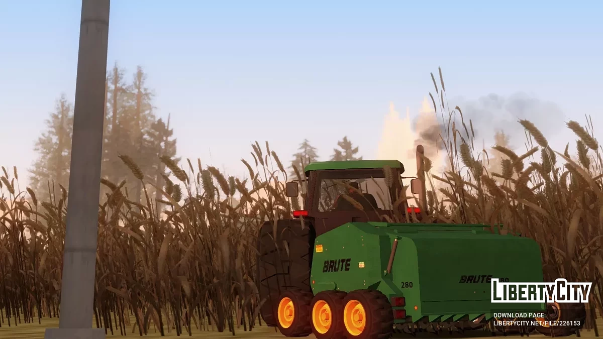 Brute Farm Trailer [Vehfuncs] / GTA San Andreas