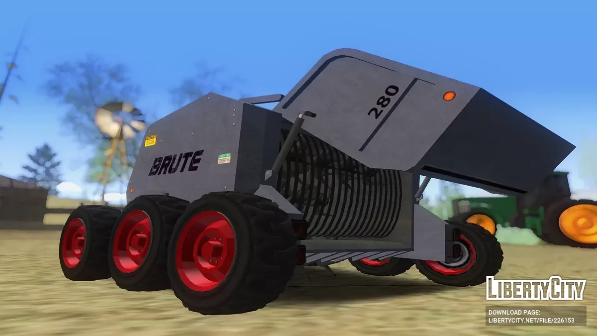 Brute Farm Trailer [Vehfuncs] / GTA San Andreas